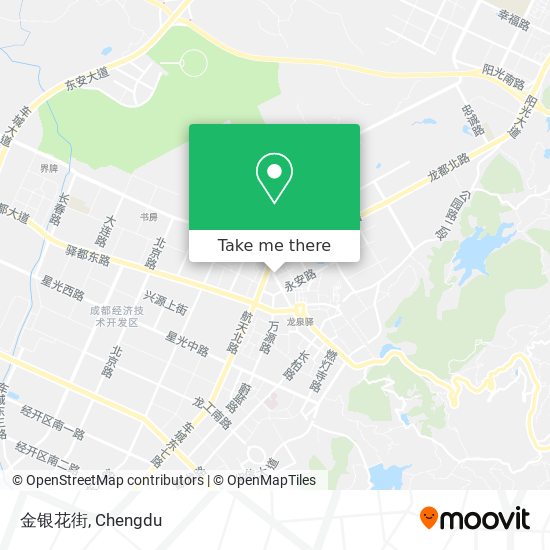 金银花街 map