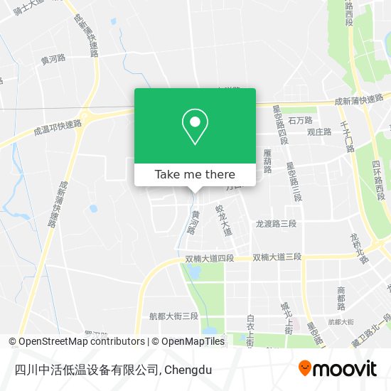 四川中活低温设备有限公司 map