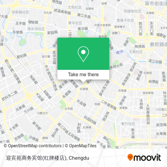 迎宾苑商务宾馆(红牌楼店) map
