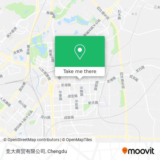 竞大商贸有限公司 map