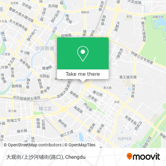 大观街/上沙河铺街(路口) map