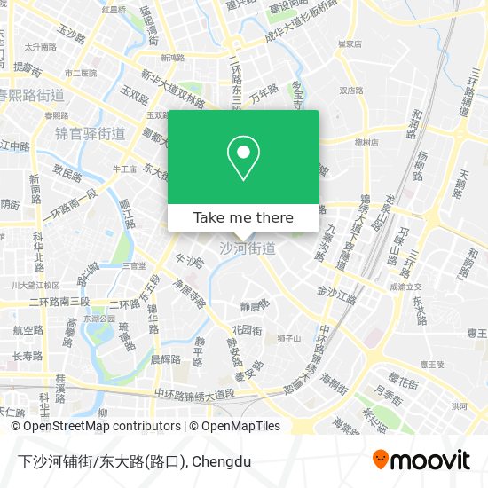 下沙河铺街/东大路(路口) map