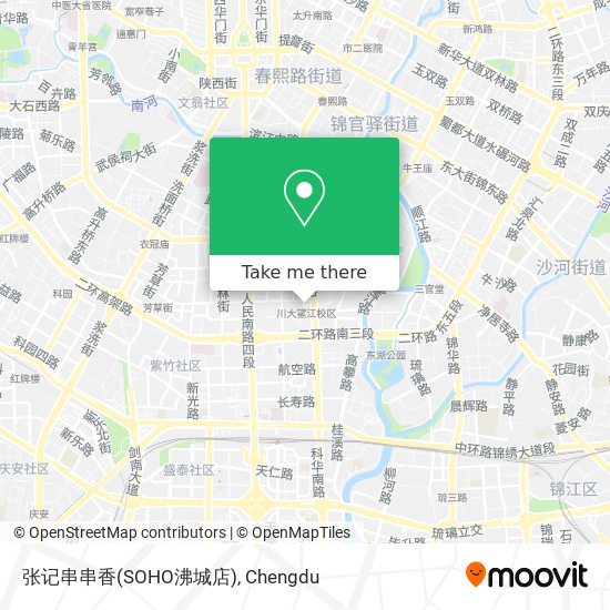 张记串串香(SOHO沸城店) map