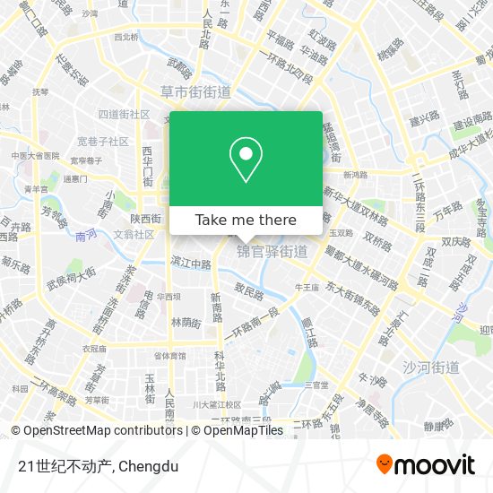 21世纪不动产 map