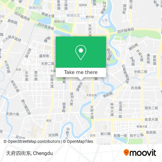 天府四街东 map