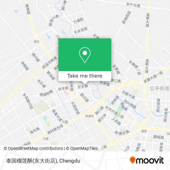 泰国榴莲酥(东大街店) map
