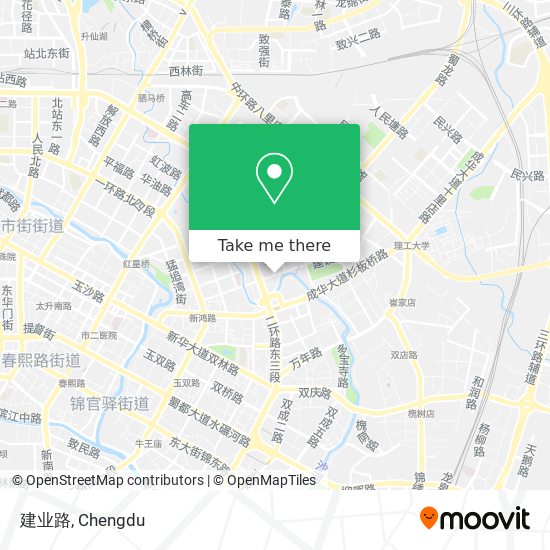 建业路 map