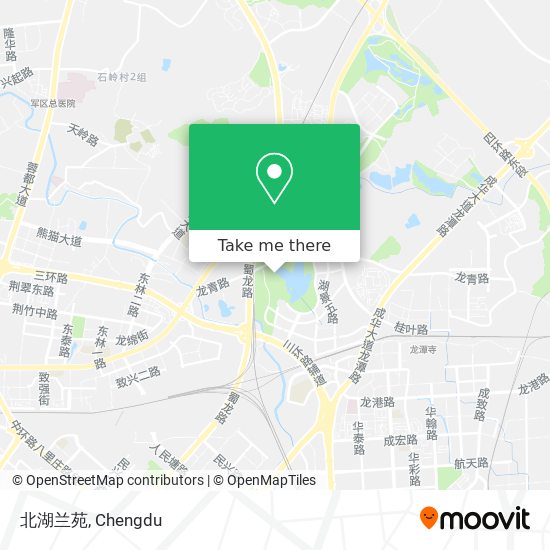 北湖兰苑 map