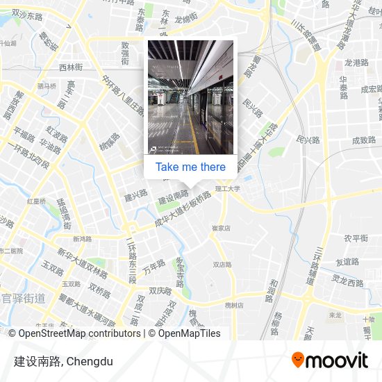 建设南路 map