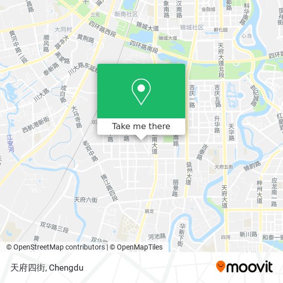 天府四街 map