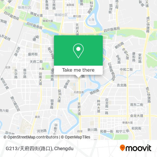 G213/天府四街(路口) map