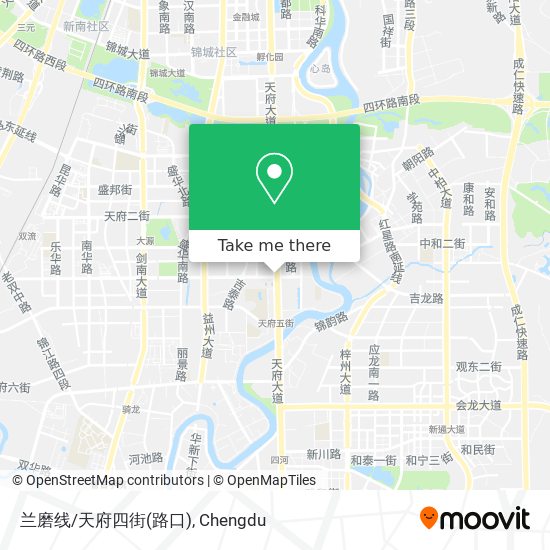兰磨线/天府四街(路口) map