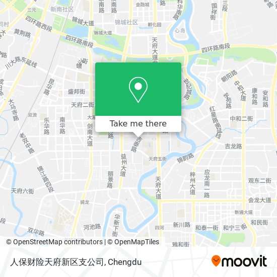 人保财险天府新区支公司 map