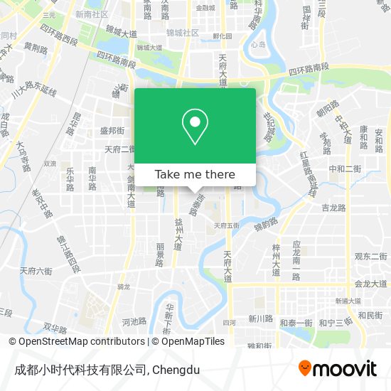 成都小时代科技有限公司 map