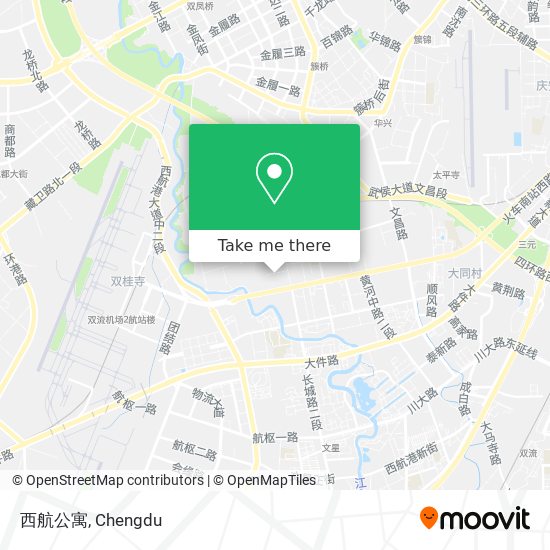 西航公寓 map