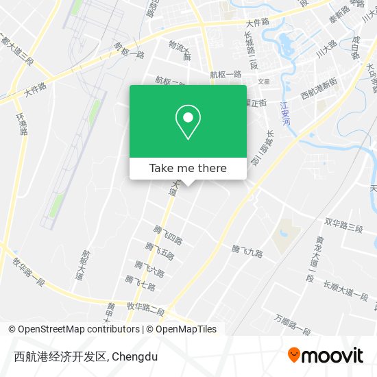 西航港经济开发区 map