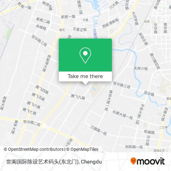 世阆国际陈设艺术码头(东北门) map