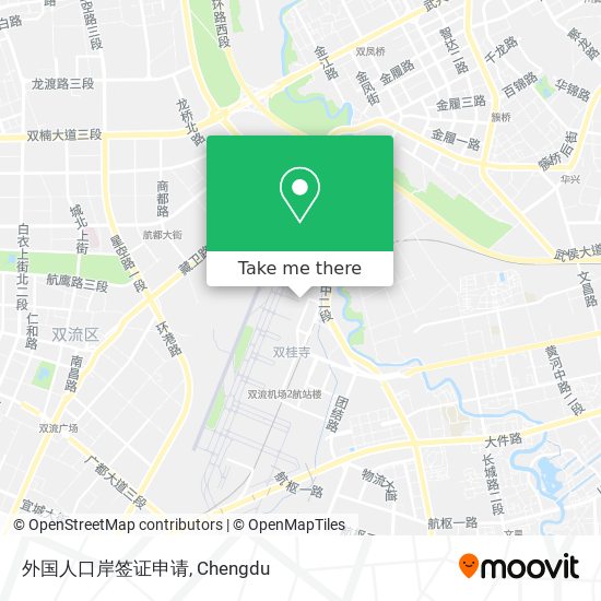 外国人口岸签证申请 map