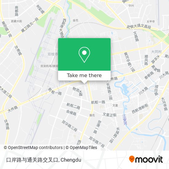 口岸路与通关路交叉口 map