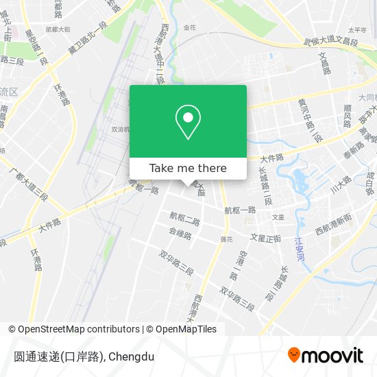 圆通速递(口岸路) map