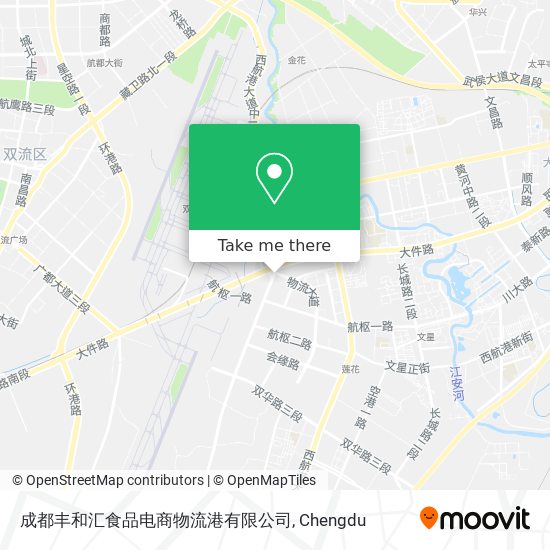 成都丰和汇食品电商物流港有限公司 map