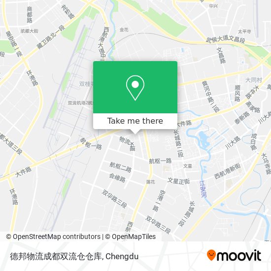 德邦物流成都双流仓仓库 map