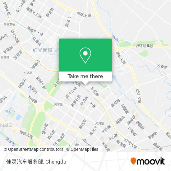 佳灵汽车服务部 map