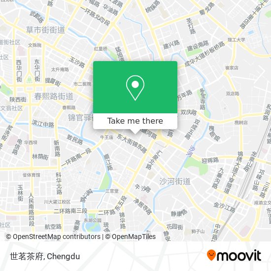世茗茶府 map