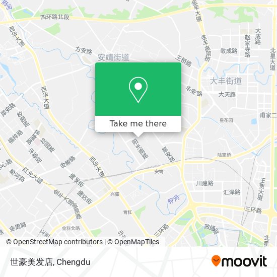 世豪美发店 map