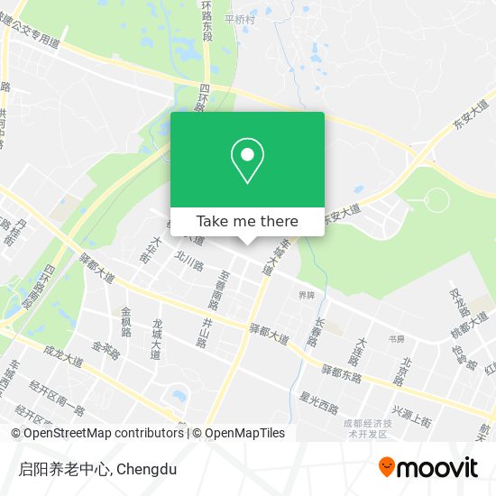 启阳养老中心 map