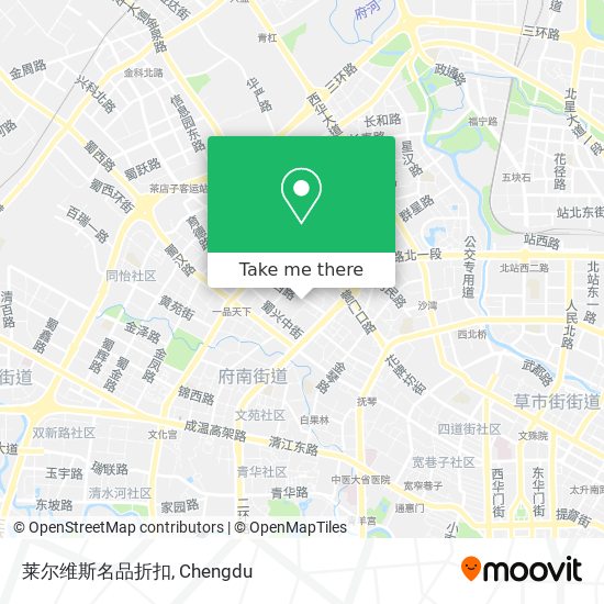 莱尔维斯名品折扣 map