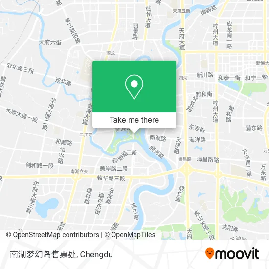 南湖梦幻岛售票处 map