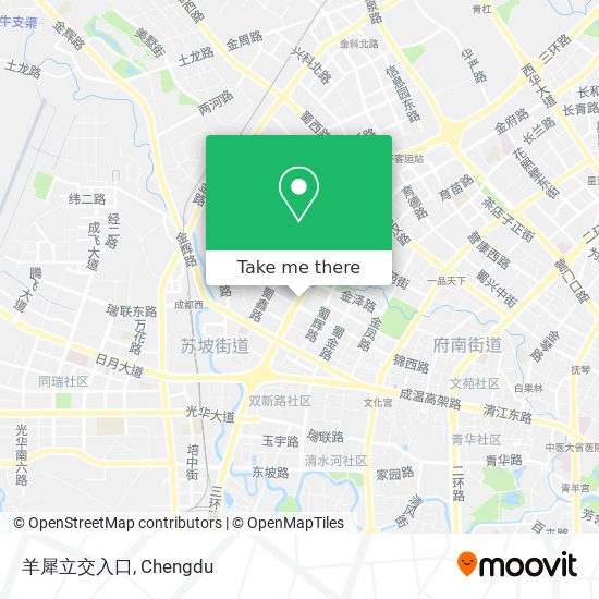 羊犀立交入口 map