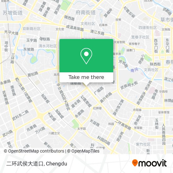 二环武侯大道口 map
