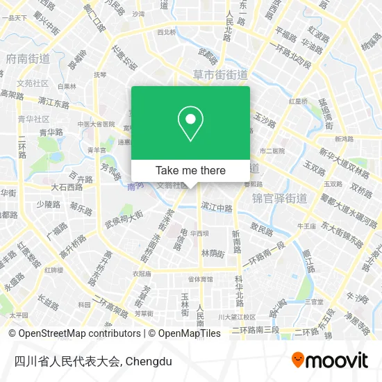 四川省人民代表大会 map