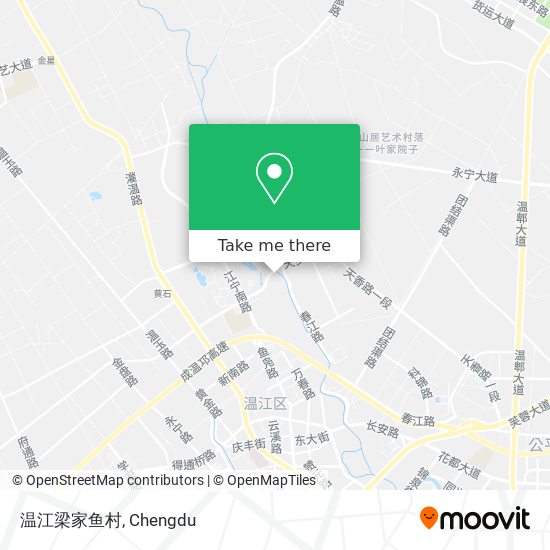 温江梁家鱼村 map