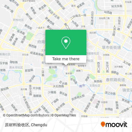 原材料验收区 map