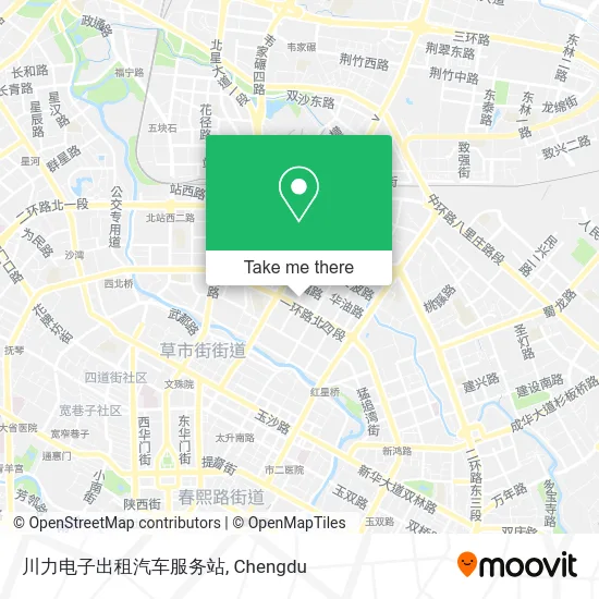 川力电子出租汽车服务站 map