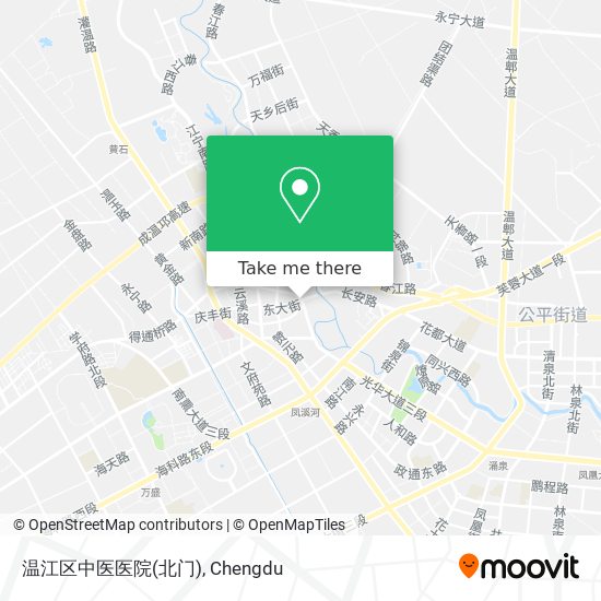 温江区中医医院(北门) map