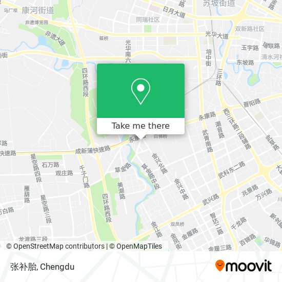 张补胎 map