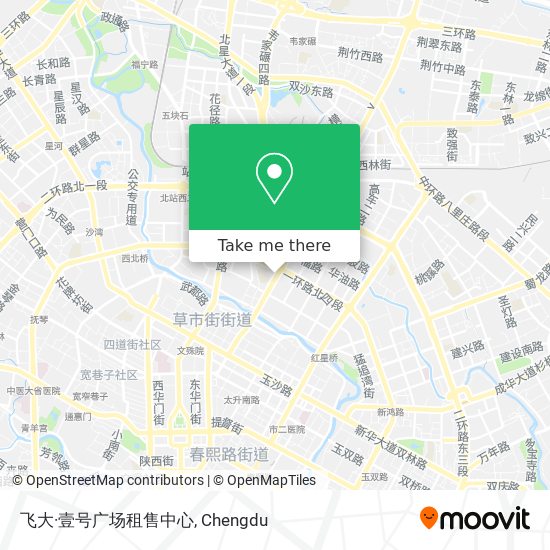 飞大·壹号广场租售中心 map
