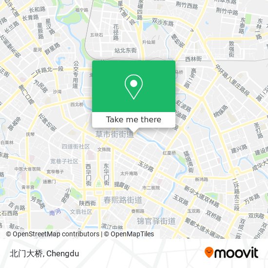 北门大桥 map