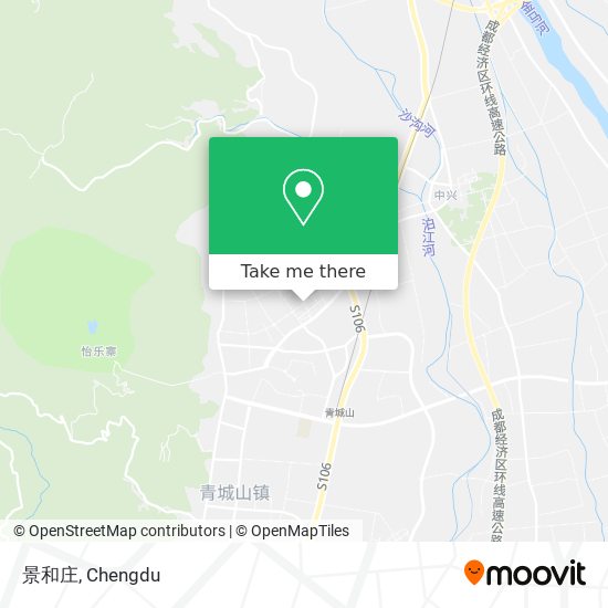 景和庄 map