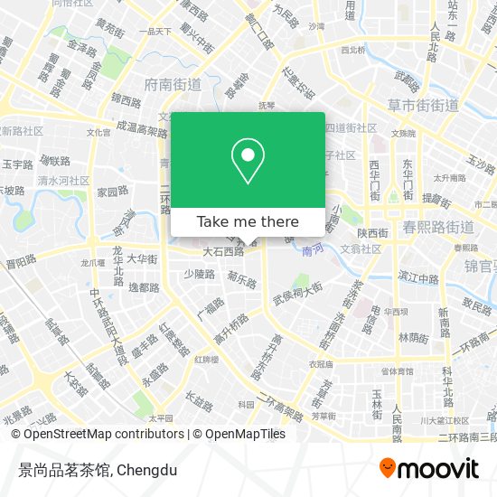 景尚品茗茶馆 map
