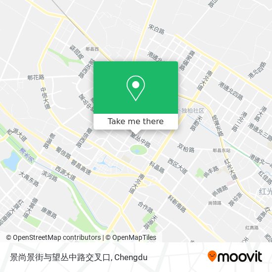 景尚景街与望丛中路交叉口 map