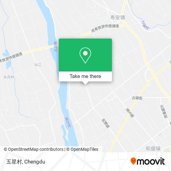 五星村 map