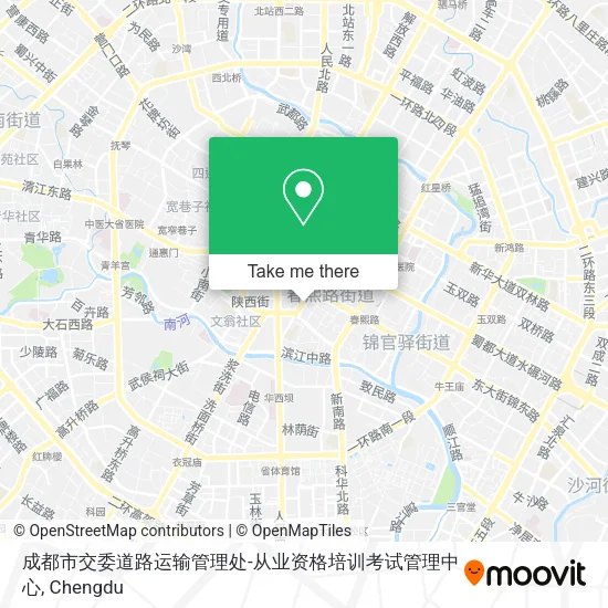 成都市交委道路运输管理处-从业资格培训考试管理中心 map