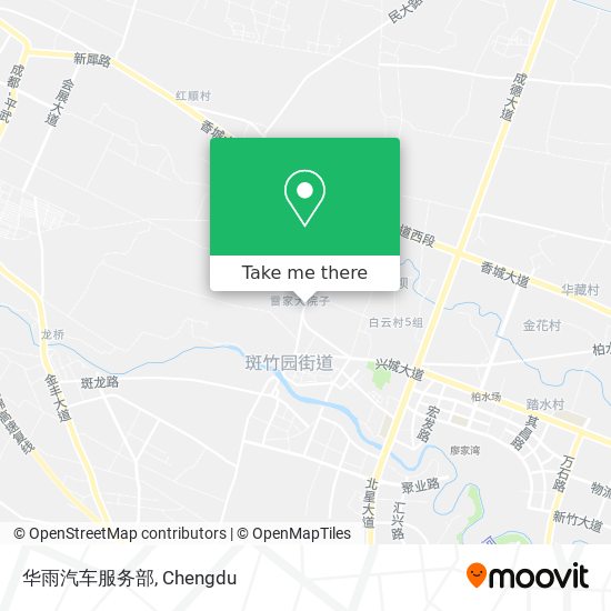 华雨汽车服务部 map