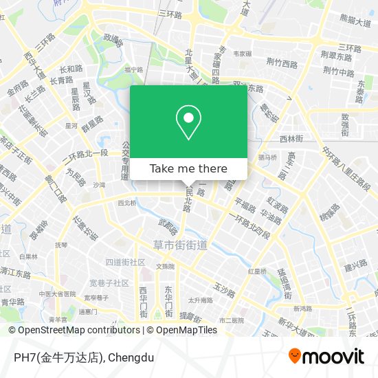 PH7(金牛万达店) map