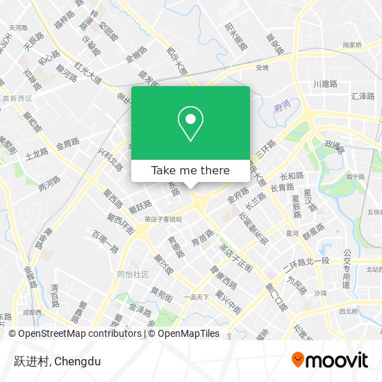 跃进村 map